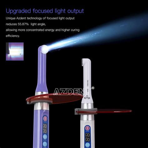 1 X Dental Cordless ILed Curing Light Lamp 1 Second Cure 5W LED 2300mW