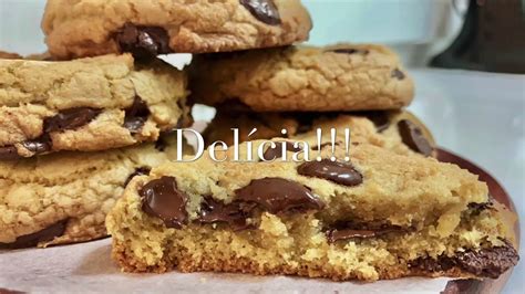 Receita Cookie Americano Tradicional Youtube