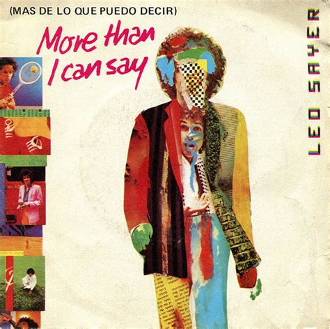 Leo Sayer More than i can say (Vinyl Records, LP, CD) on CDandLP