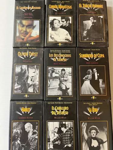 Vhs Películas Joyas Del Cine Clasico X 9 Unidades