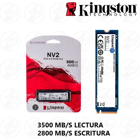 SSD 500GB KINGSTON NV2 M 2 2280 NVMe PCIe GEN4 SNV2S 500G