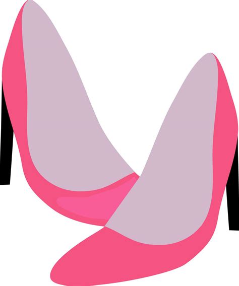 Beautiful Pink Color High Heel Shoes 24289180 Vector Art At Vecteezy