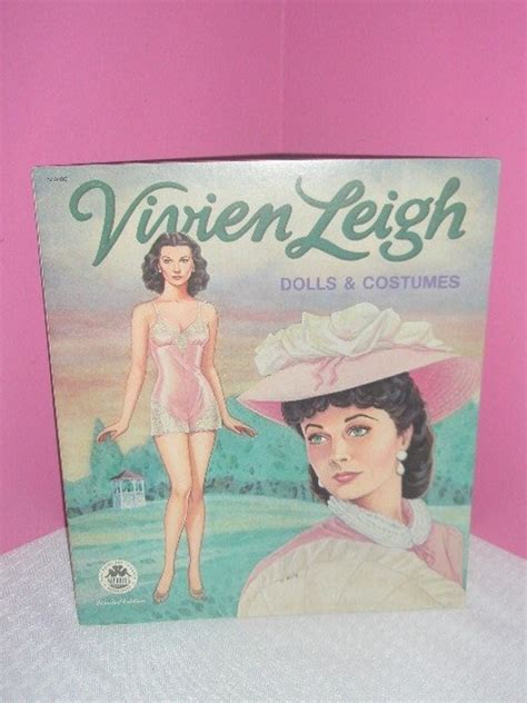 Vintage Vivien Leigh Paper Doll Book Limited Edition Merrill Co