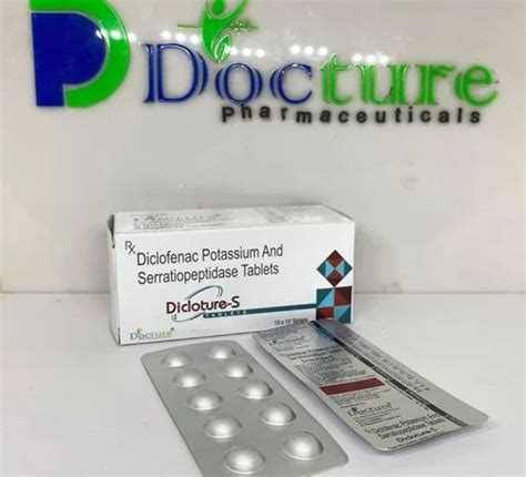 Diclofenac Sodium And Serratiopeptidase Tablets At Rs 760box