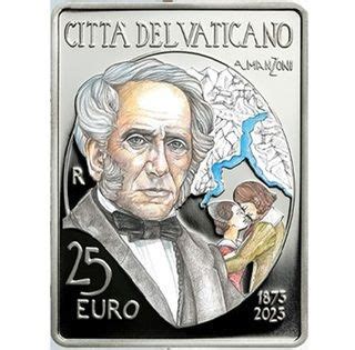 25 Euro Franciscus Alessandro Manzoni Silver Colored Vatican