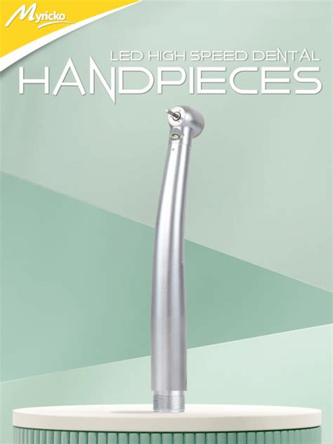 Dental LED High Speed Handpiece 2 4 Hole Standard Head Air Turbine E