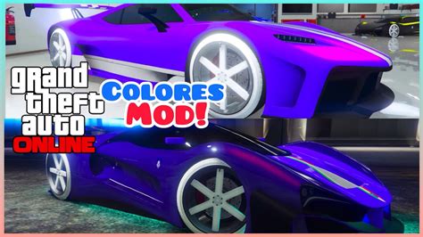 Gta 5 Online New Rare Modded Crew Color 47 Intoxicated Purple 719