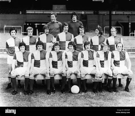 Bristol Rovers Football Team Pose For A Team Group At Their Eastville