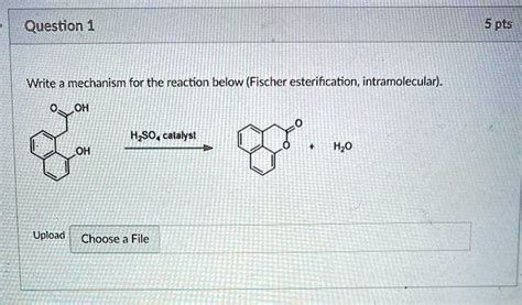 Solved Question Pts Write Mechanism For The Reaction Below