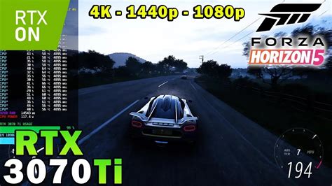 Forza Horizon 5 Rtx 3070 Ti I9 10900k 4k 1440p 1080p Extreme Settings