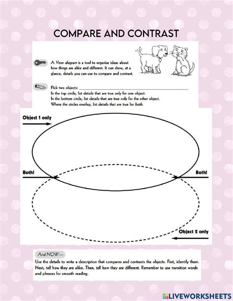 Free 4th Grade Compare And Contrast Worksheet Download Free 4th Grade Compare And Contrast