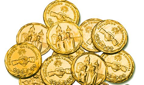 34 Gold Arras Wedding Coins 13 Wedding Unity Coins Cb Flowers
