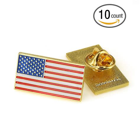 Exquisite Usa Patriotic American Flag Lapel Pin Stars And Stripes