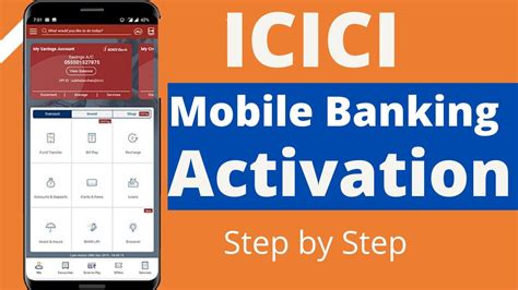 How To Activate Icici Mobile Banking Imobile Registration Youtube