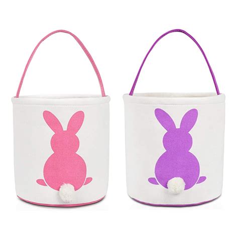 40 Off Easter Bunny Canvas Basket Deal Hunting Babe