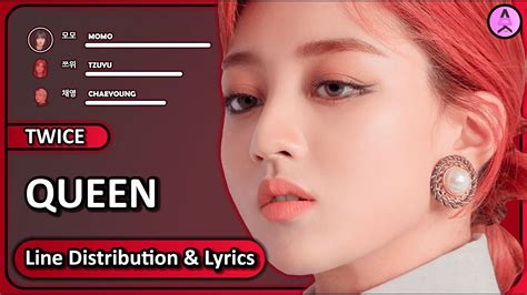 Twice Queen [line Distribution Color Coded Lyrics] Youtube