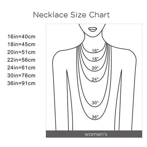 Necklace Size Guide