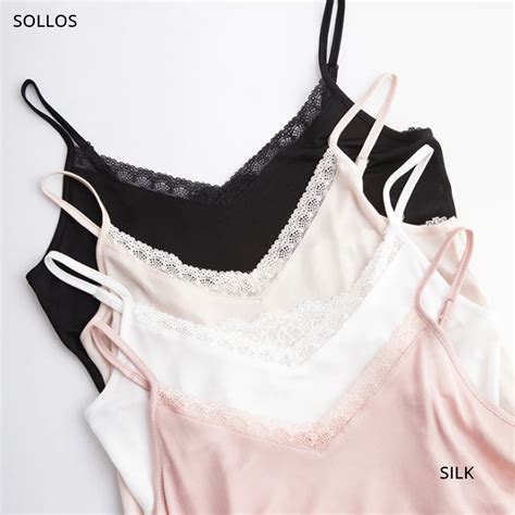 Silk Cami Lace Top Sexy Lingerie Satin White Ribbed Tank Tops Singlet Women Tanktop Croptop Crop