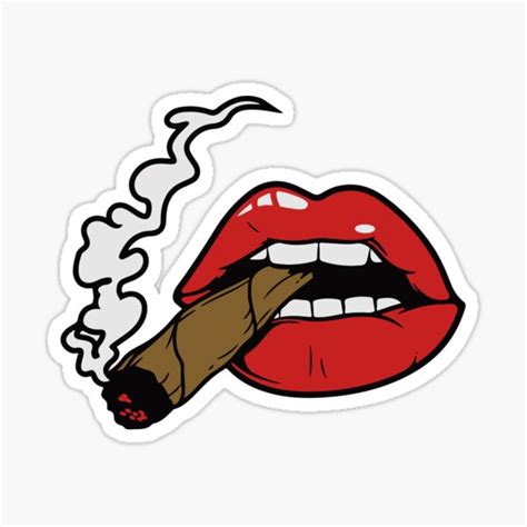 Cannabis Clipart Weed Cut File Lips Png Lips Licking Joint Svg Lips