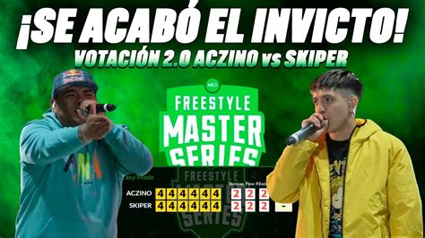 INVICTO ROTO JUSTAMENTE II VOTACIÓN ACZINO vs SKIPER II FMS MÉXICO