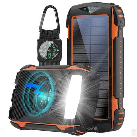 Blavor Pn W20 20000mah Qi Solar Power Bank User Guide