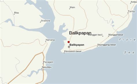 Balikpapan Indonesia Map