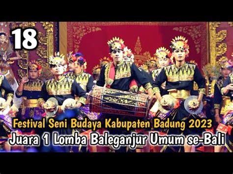 Juara Lomba Baleganjur Tingkat Umum Se Bali Bang Tangi