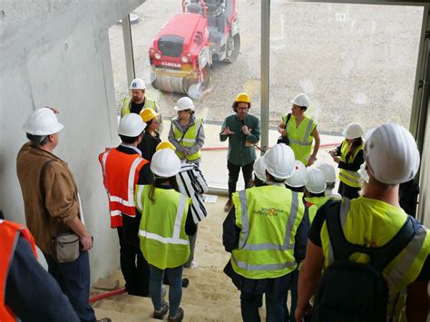 Retour Sur Visite Du Chantier Bdo Du Pôle Socio Culturel à