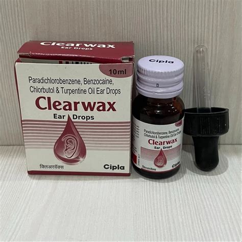 Clearwax Ear Drop Packaging Type Bottle Packaging Size Ml At Rs