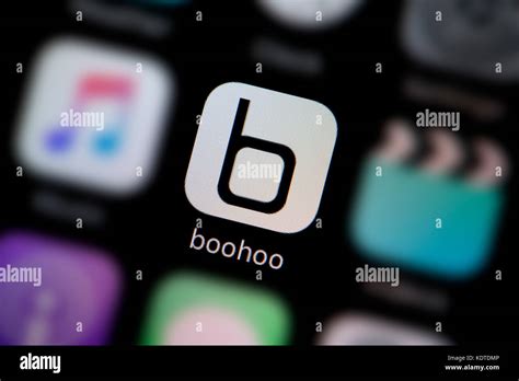 A Close Up Shot Of The Logo Representing The Boohoo App Icon As Seen