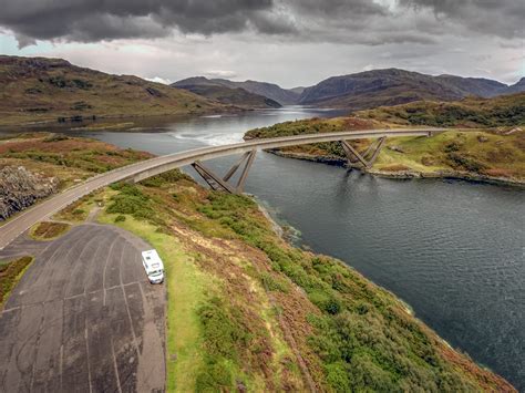 Kylesku Bridge, Scotland - Drone Photography