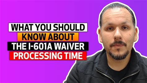 What You Should Know About The I 601A Waiver Processing Time YouTube