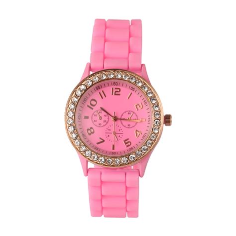 Classic Women Quartz Watch Female Fashion Wrist Watch with Silicone ...