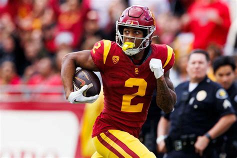 Round 7 No 225 Chargers Draft Usc Wr Brenden Rice Son Of Jerry