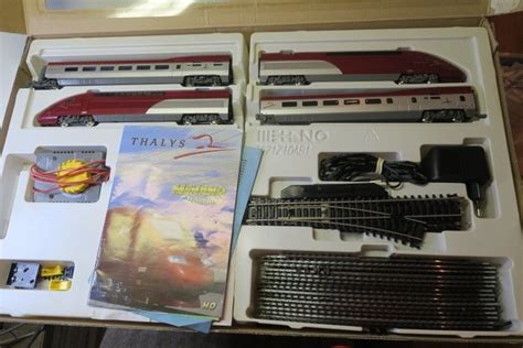 Mehano H0 Train Set Thalys 4 Pieces With Transformer Catawiki