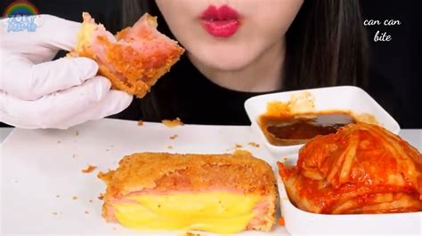 Zoey Asmr Asmr Cheese Millefeuille Ham Cutlet Kimchi “bites Only