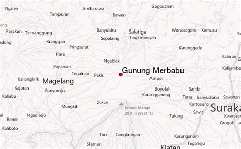 Gunung Merbabu Mountain Information