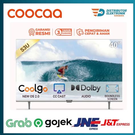 Jual COOCAA 40S3U 40 Inch Coolita 2 0 Smart Tv FHD 60 Hz Soft