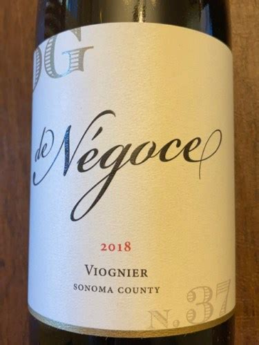 2018 de Négoce OG N 37 Viognier Vivino US