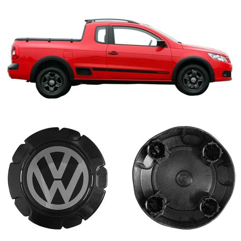 Calota Centro Roda Vw Saveiro Trooper 10 A 13 Preto Brilho No Shoptime