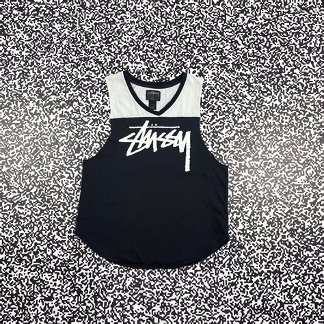 Vintage Vintage Y2k Stussy 8 Ball Tank Top Streetwear 90s Style Grailed