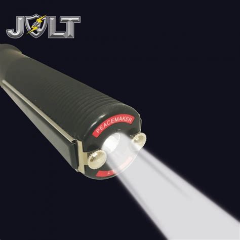 Jolt Peacemaker 97m Stun Gun Baton Led Flashlight Rechargeable