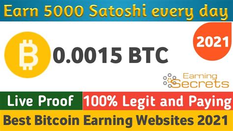 Earn Satoshi Per Day Best Bitcoin Earning Website And Bitcoin