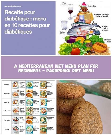 Recette pour diabétique le Menu de 10 recettes pour diabétiques plan