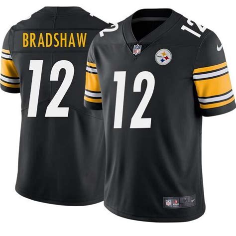 Terry Bradshaw Steelers Jersey Custom Sewn-on Patch Men Women Youth ...