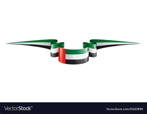 United Arab Emirates Flag Royalty Free Vector Image