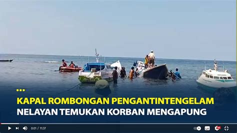 Kronologi Kapal Rombongan Pengantin Tengelam Di Pulau Ambon Nelayan