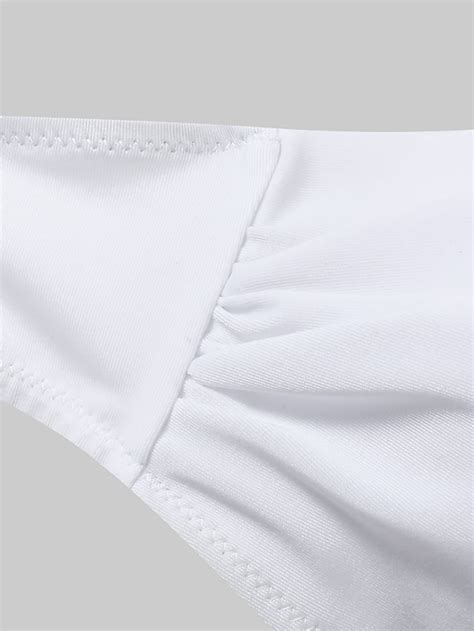 Women S Swimwear Bikini Piece Cheeky Swimsuit Ruched Piece Open Back Sexy Beach Wear Sexy