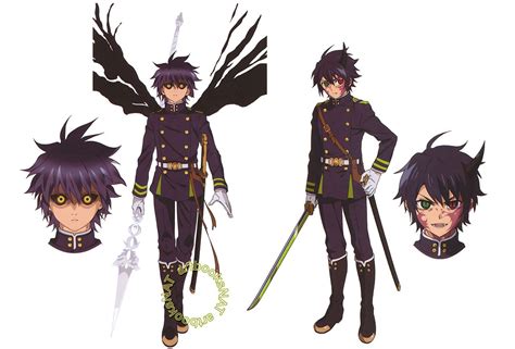 Welcome Home Baka Owari No Seraph Anime Character Design Mikaela