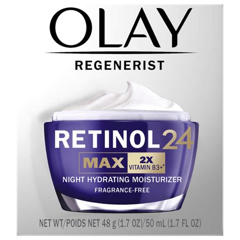 Save On Olay Regenerist Retinol 24 Max Night Hydrating Moisturizer Fragrance Free Order Online